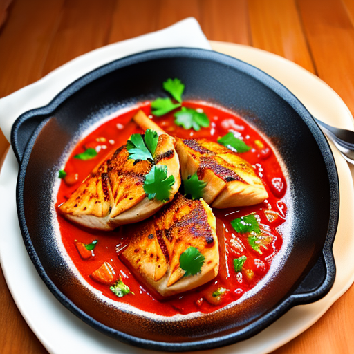 tandoori fish dish