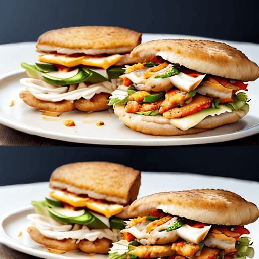 A section with frequently asked questions and answers related to the Chicken Tikka Sandwich, providing helpful insights to the readers